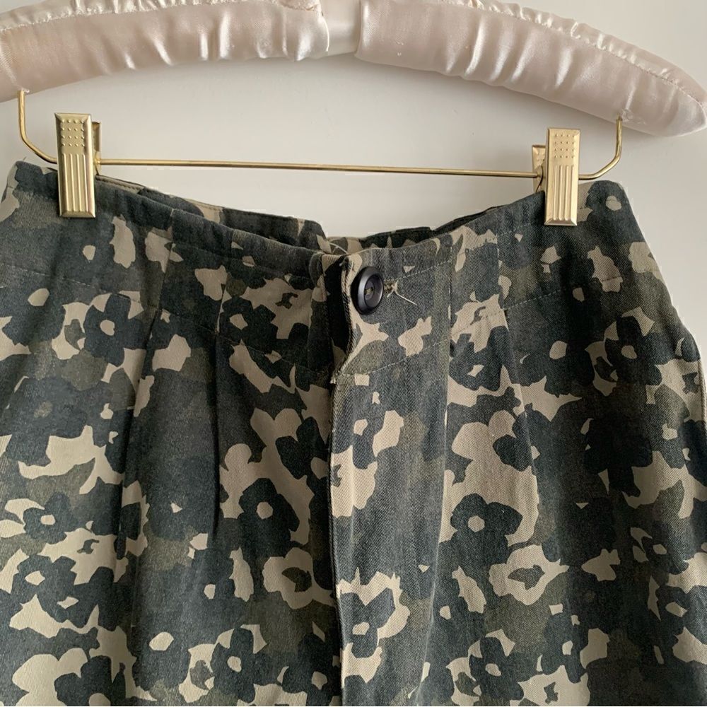 ANTHROPOLOGIE THE WANDERER CAMO PANTS GREEN TAN - Picture 7 of 14